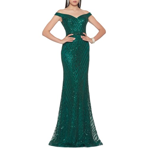 textil Mujer Vestidos cortos Impero Couture MH1322 Verde