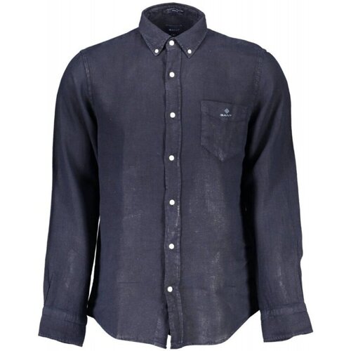 textil Hombre Camisas manga larga Gant 3009460 - Hombres Azul