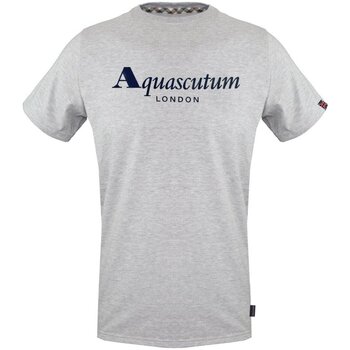 textil Hombre Camisetas manga corta Aquascutum T0032378 - Hombres Gris