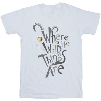 textil Hombre Camisetas manga larga Where The Wild Things Are Monster Logo Blanco