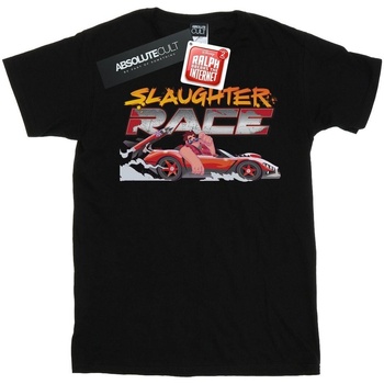 textil Hombre Camisetas manga larga Disney Wreck It Ralph Slaughter Race Negro