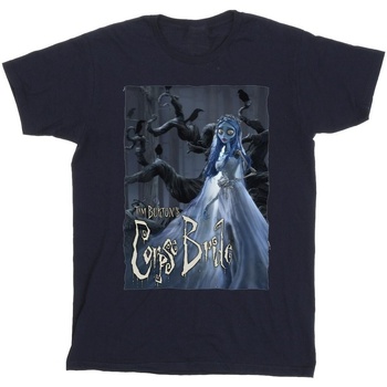 textil Hombre Camisetas manga larga Corpse Bride Wedding Gown Poster Azul
