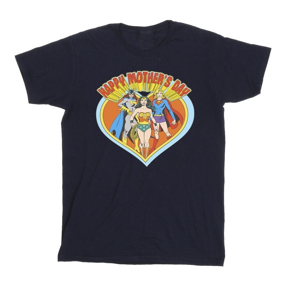 textil Hombre Camisetas manga larga Dc Comics Wonder Woman Mother's Day Azul