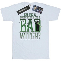 textil Hombre Camisetas manga larga The Wizard Of Oz Good Witch Bad Witch Blanco