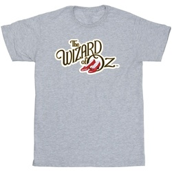 textil Hombre Camisetas manga larga The Wizard Of Oz Shoes Logo Gris