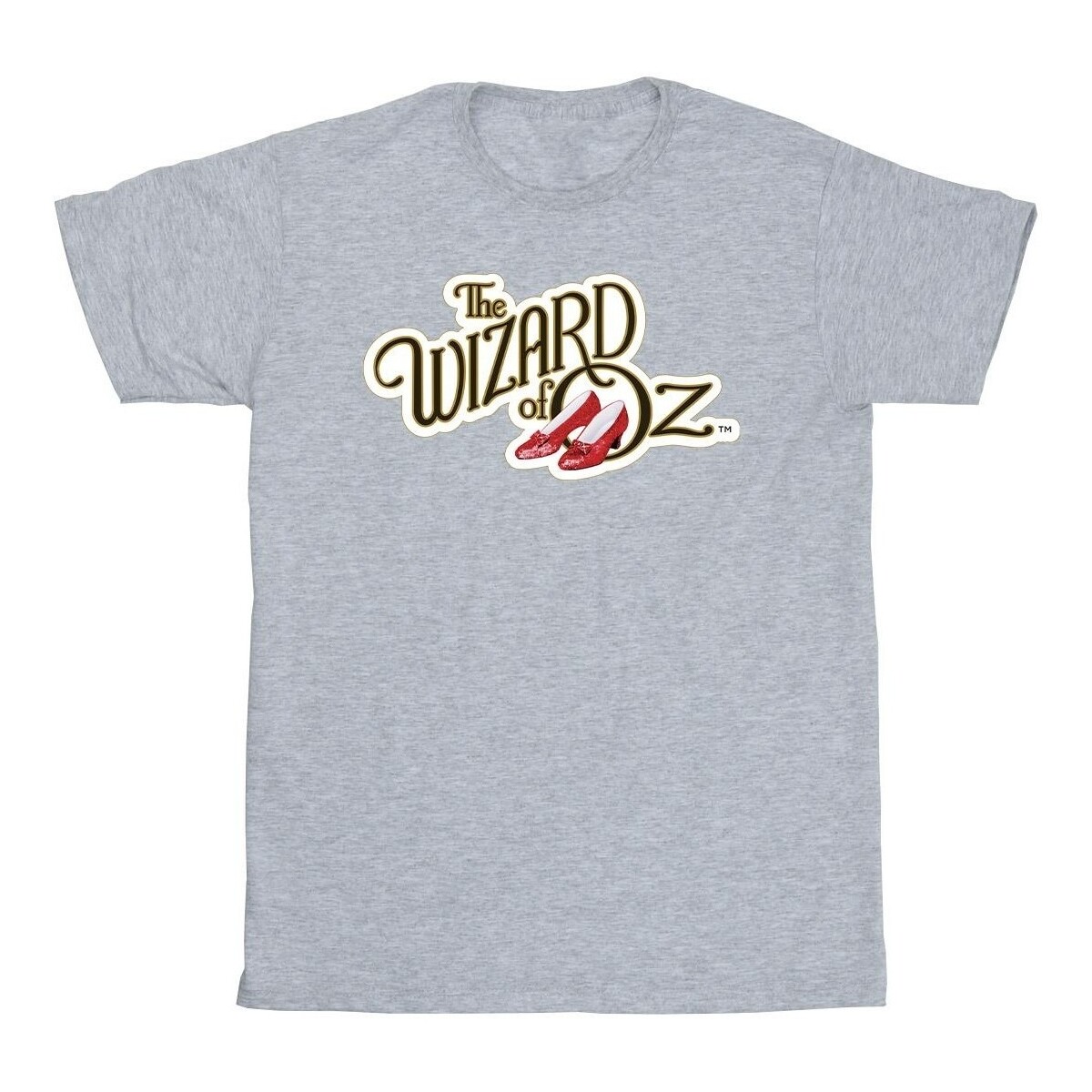 textil Hombre Camisetas manga larga The Wizard Of Oz Shoes Logo Gris