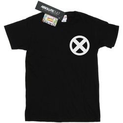 textil Hombre Camisetas manga larga Marvel X-Men Chest Emblem Negro