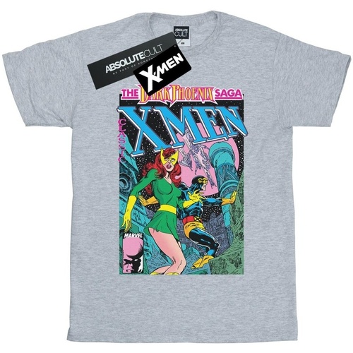 textil Hombre Camisetas manga larga Marvel X-Men The Dark Phoenix Saga Gris