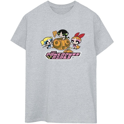 textil Mujer Camisetas manga larga The Powerpuff Girls Girls Pumpkin Gris