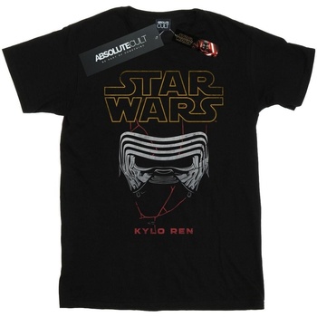 textil Mujer Camisetas manga larga Star Wars: The Rise Of Skywalker Kylo Helmet Negro