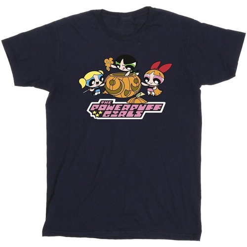textil Niño Camisetas manga corta The Powerpuff Girls Girls Pumpkin Azul