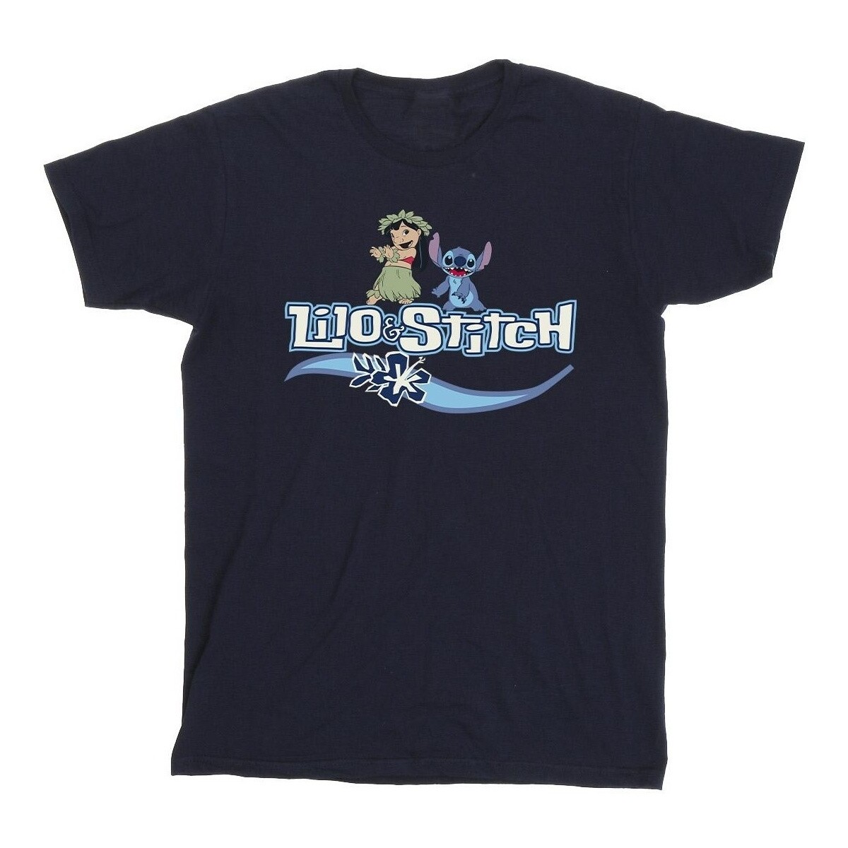 textil Hombre Camisetas manga larga Disney Lilo And Stitch Characters Azul