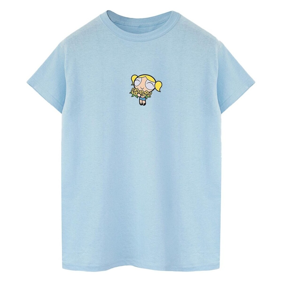textil Hombre Camisetas manga larga The Powerpuff Girls BI52490 Azul