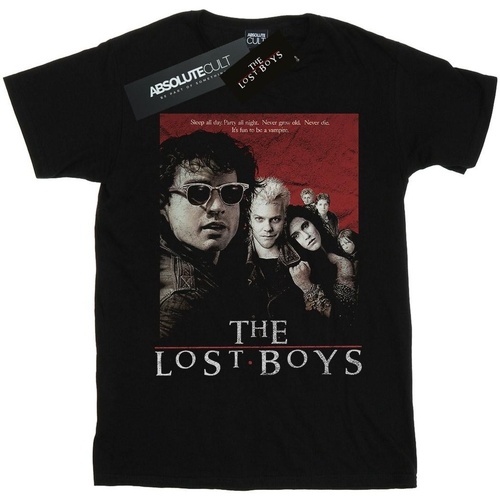 textil Hombre Camisetas manga larga The Lost Boys Distressed Poster Negro