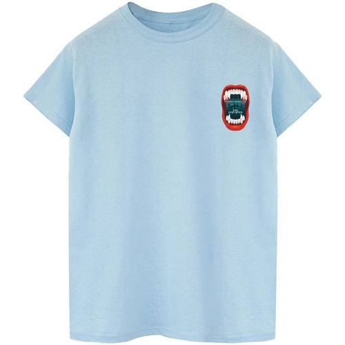 textil Hombre Camisetas manga larga The Lost Boys Teeth Pocket Azul