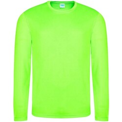 textil Hombre Camisetas manga larga Awdis Cool JC002 Verde