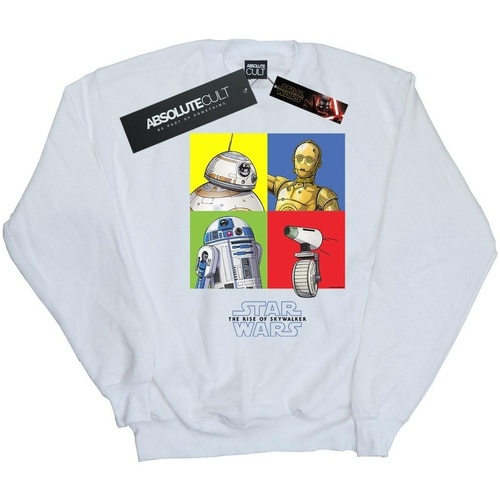 textil Mujer Sudaderas Star Wars: The Rise Of Skywalker Droid Squares Blanco