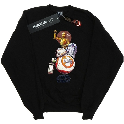 textil Mujer Sudaderas Star Wars: The Rise Of Skywalker Star Wars The Rise Of Skywalker Droids Illustration Negro