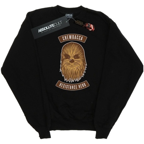 textil Mujer Sudaderas Star Wars: The Rise Of Skywalker Star Wars The Rise Of Skywalker Chewbacca Resistance Hero Negro