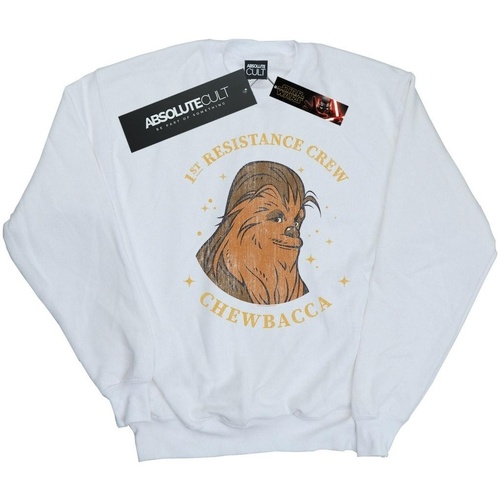 textil Mujer Sudaderas Star Wars: The Rise Of Skywalker Chewbacca First Resistance Crew Blanco