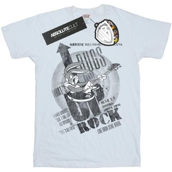 textil Hombre Camisetas manga larga Dessins Animés Bugs Bunny What's Up Rock Blanco