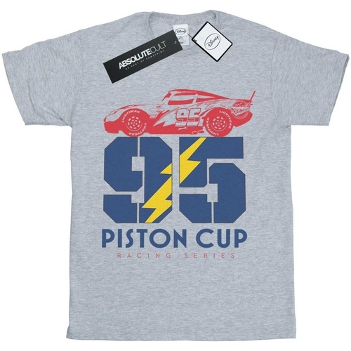 textil Niña Camisetas manga larga Disney Cars Piston Cup 95 Gris