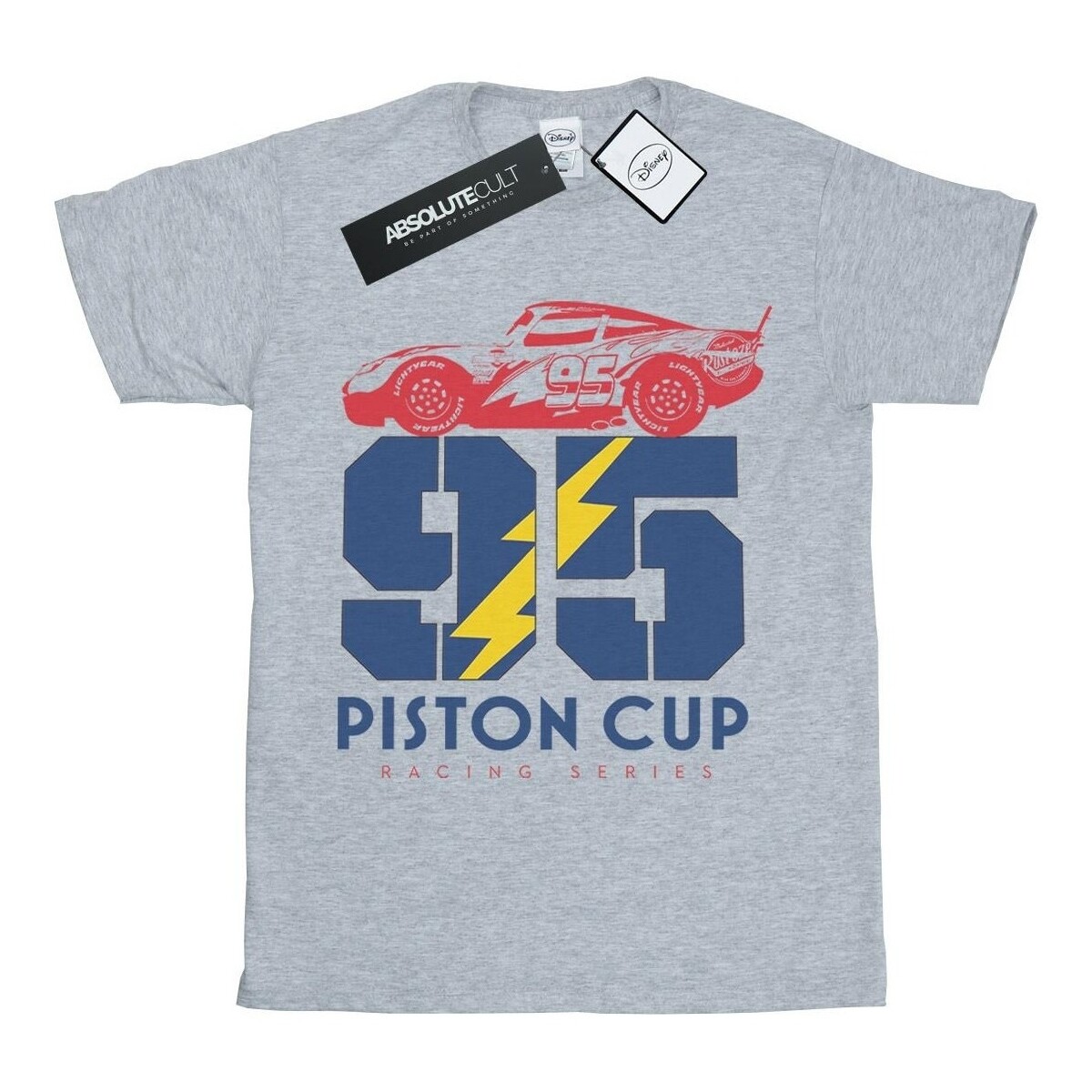 textil Niña Camisetas manga larga Disney Cars Piston Cup 95 Gris