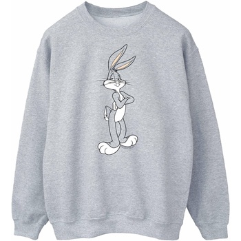 textil Mujer Sudaderas Dessins Animés Bugs Bunny Crossed Arms Gris