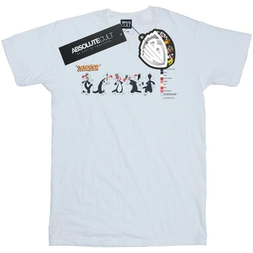 textil Hombre Camisetas manga larga Dessins Animés BI50320 Blanco