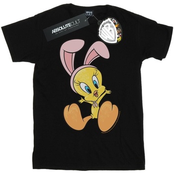 textil Hombre Camisetas manga larga Dessins Animés Tweety Pie Bunny Ears Negro
