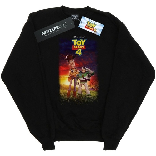textil Hombre Sudaderas Disney Toy Story 4 Buzz And Woody Poster Negro