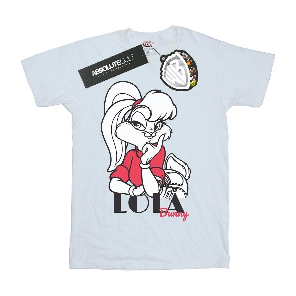 textil Niño Camisetas manga corta Dessins Animés Classic Lola Bunny Blanco