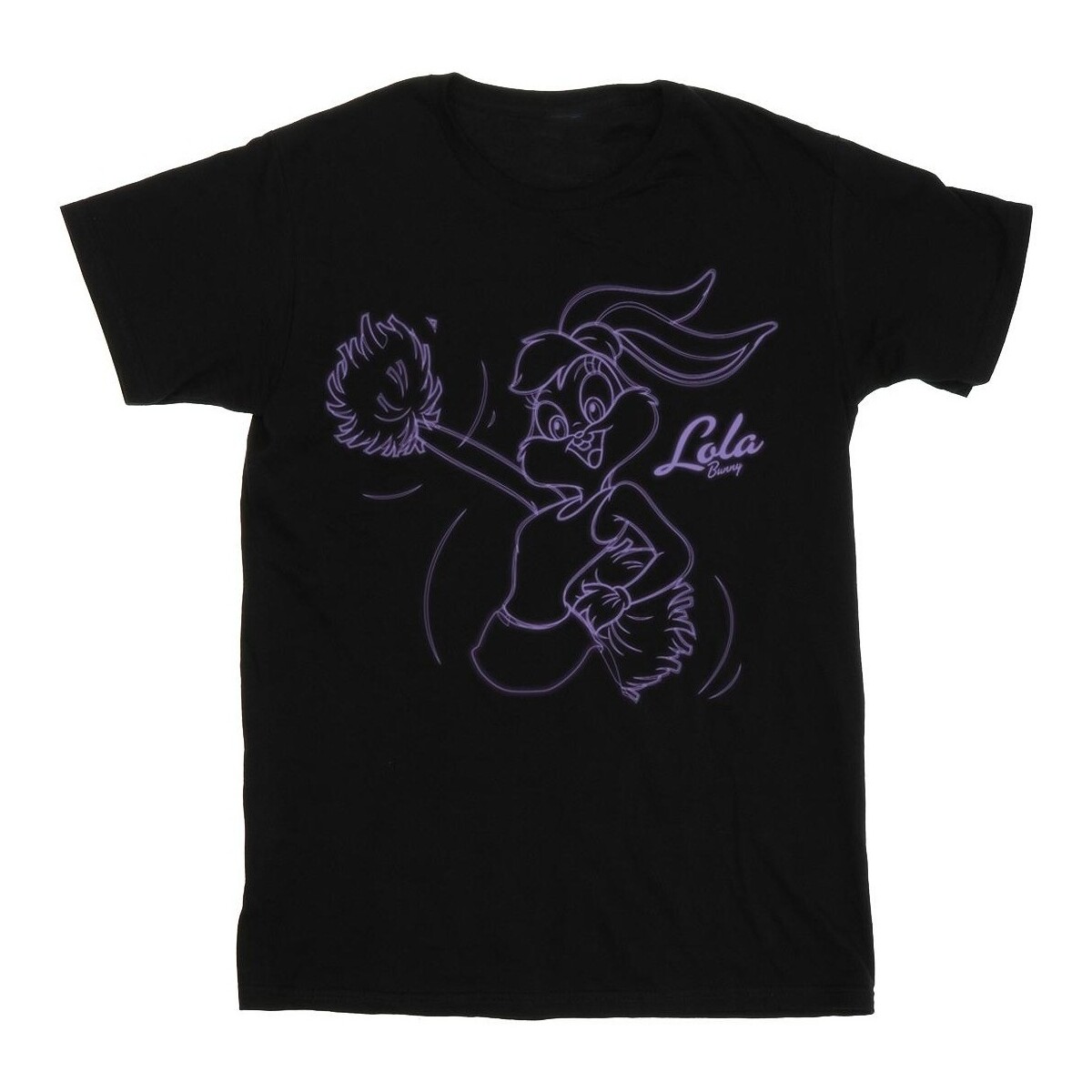textil Hombre Camisetas manga larga Dessins Animés Lola Bunny Glow Negro