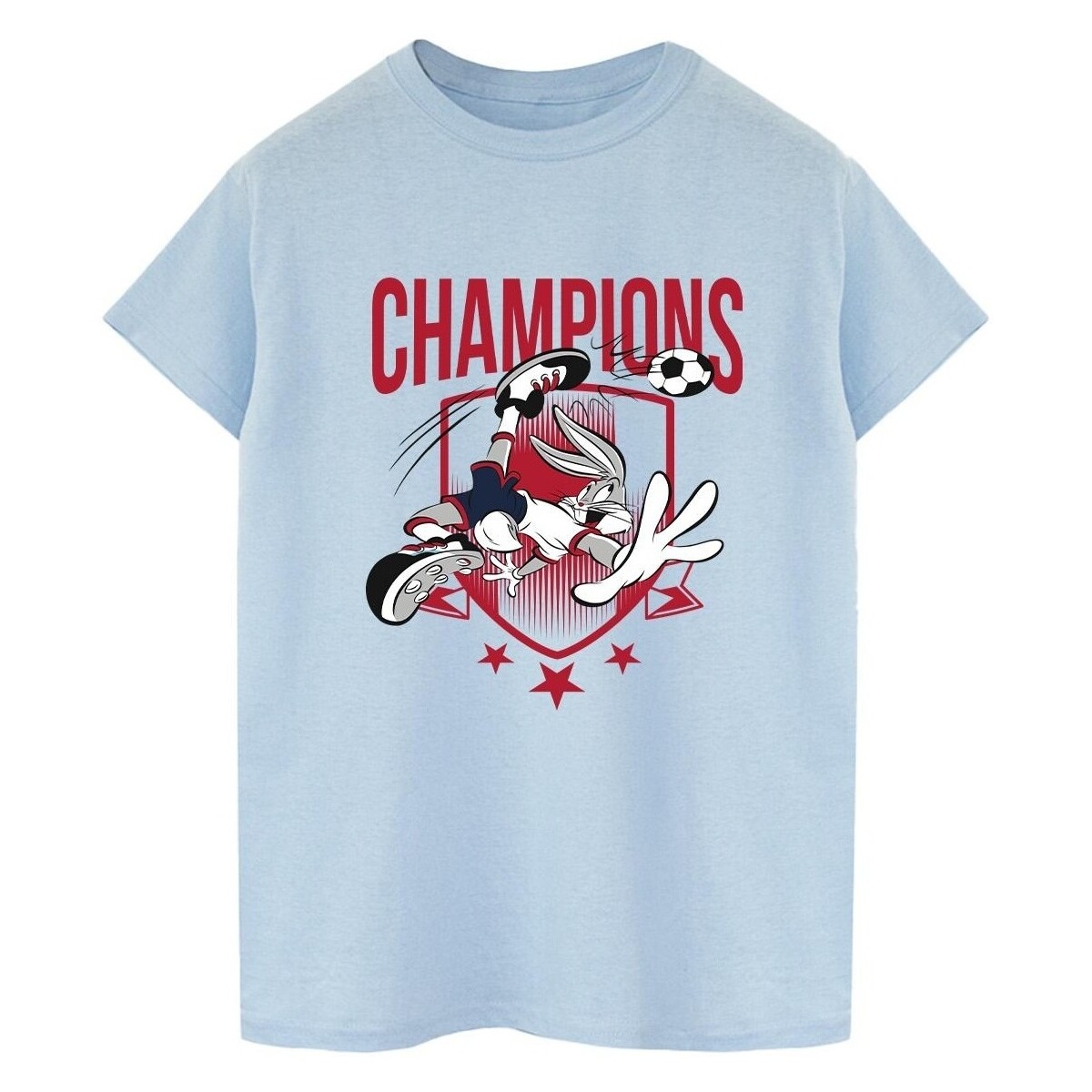 textil Hombre Camisetas manga larga Dessins Animés Bugs Bunny Champions Azul