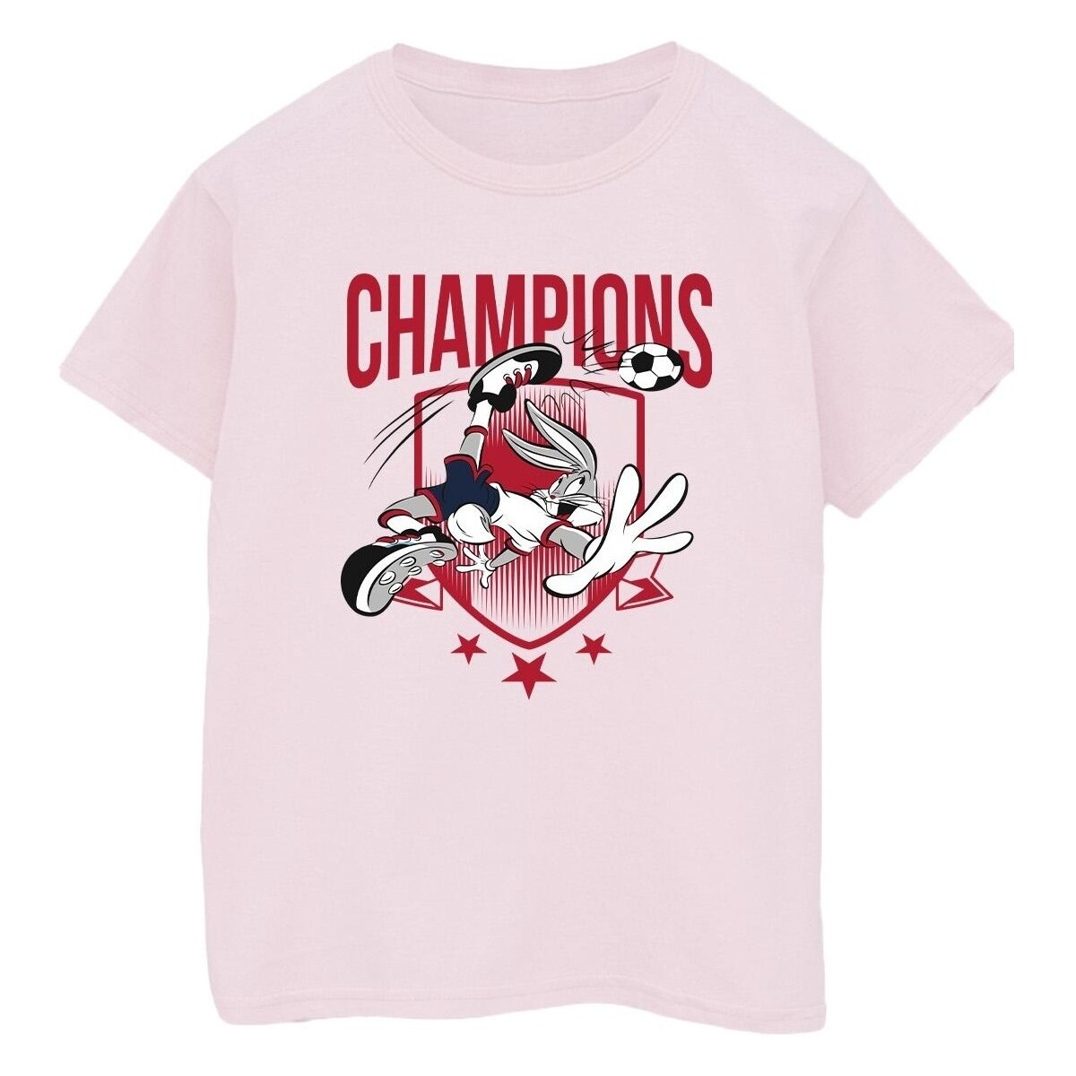 textil Hombre Camisetas manga larga Dessins Animés Bugs Bunny Champions Rojo