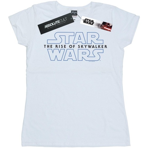 textil Mujer Camisetas manga larga Star Wars: The Rise Of Skywalker Star Wars The Rise Of Skywalker Logo Blanco