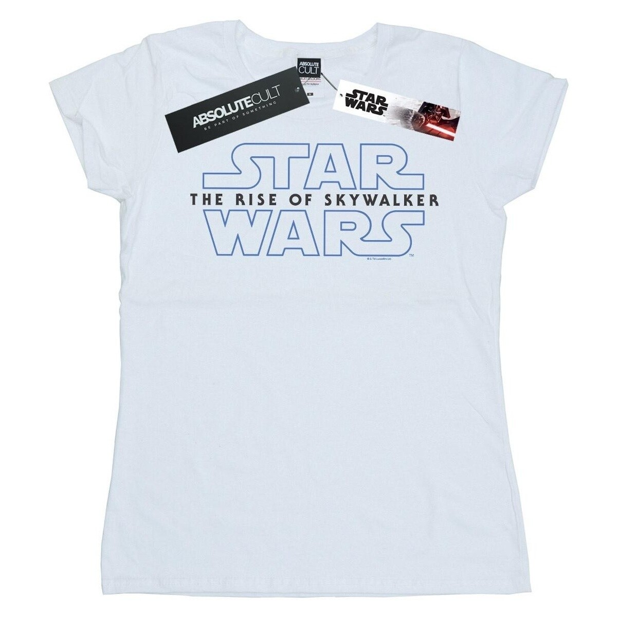 textil Mujer Camisetas manga larga Star Wars: The Rise Of Skywalker Logo Blanco