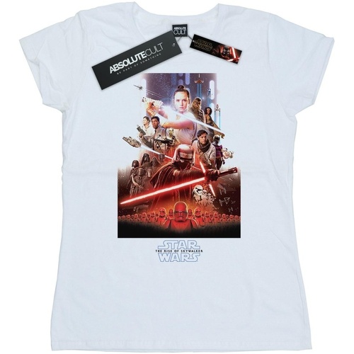 textil Mujer Camisetas manga larga Star Wars: The Rise Of Skywalker Poster Blanco