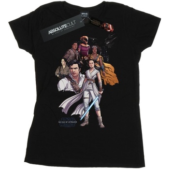 textil Mujer Camisetas manga larga Star Wars: The Rise Of Skywalker Star Wars The Rise Of Skywalker Resistance Illustration Negro
