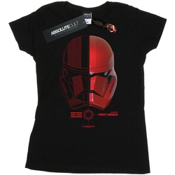 textil Mujer Camisetas manga larga Star Wars: The Rise Of Skywalker Sith Trooper Helmet Negro
