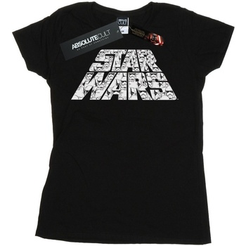 textil Mujer Camisetas manga larga Star Wars: The Rise Of Skywalker Trooper Filled Logo Negro