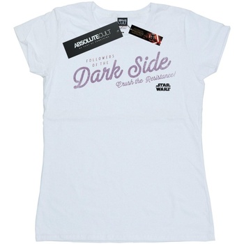 textil Mujer Camisetas manga larga Star Wars: The Rise Of Skywalker Dark Side Blanco