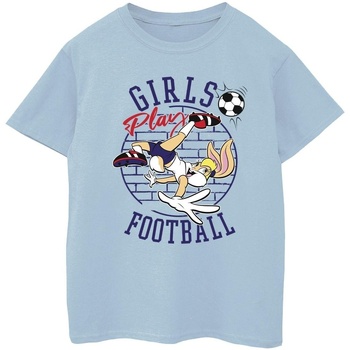 Dessins Animés Lola Bunny Girls Play Football Azul
