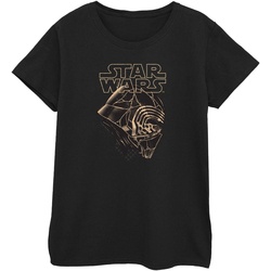 textil Mujer Camisetas manga larga Star Wars: The Rise Of Skywalker Kylo Ren Mask Negro