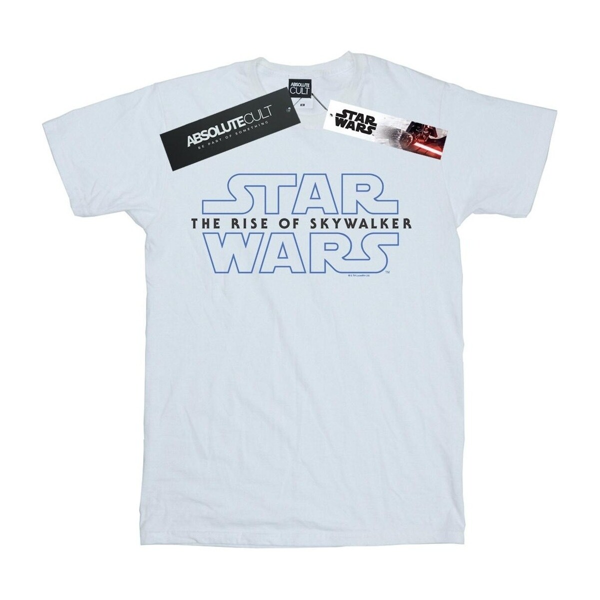 textil Niño Camisetas manga corta Star Wars: The Rise Of Skywalker Logo Blanco