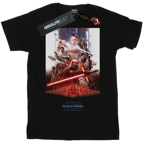 textil Niño Camisetas manga corta Star Wars: The Rise Of Skywalker Poster Negro
