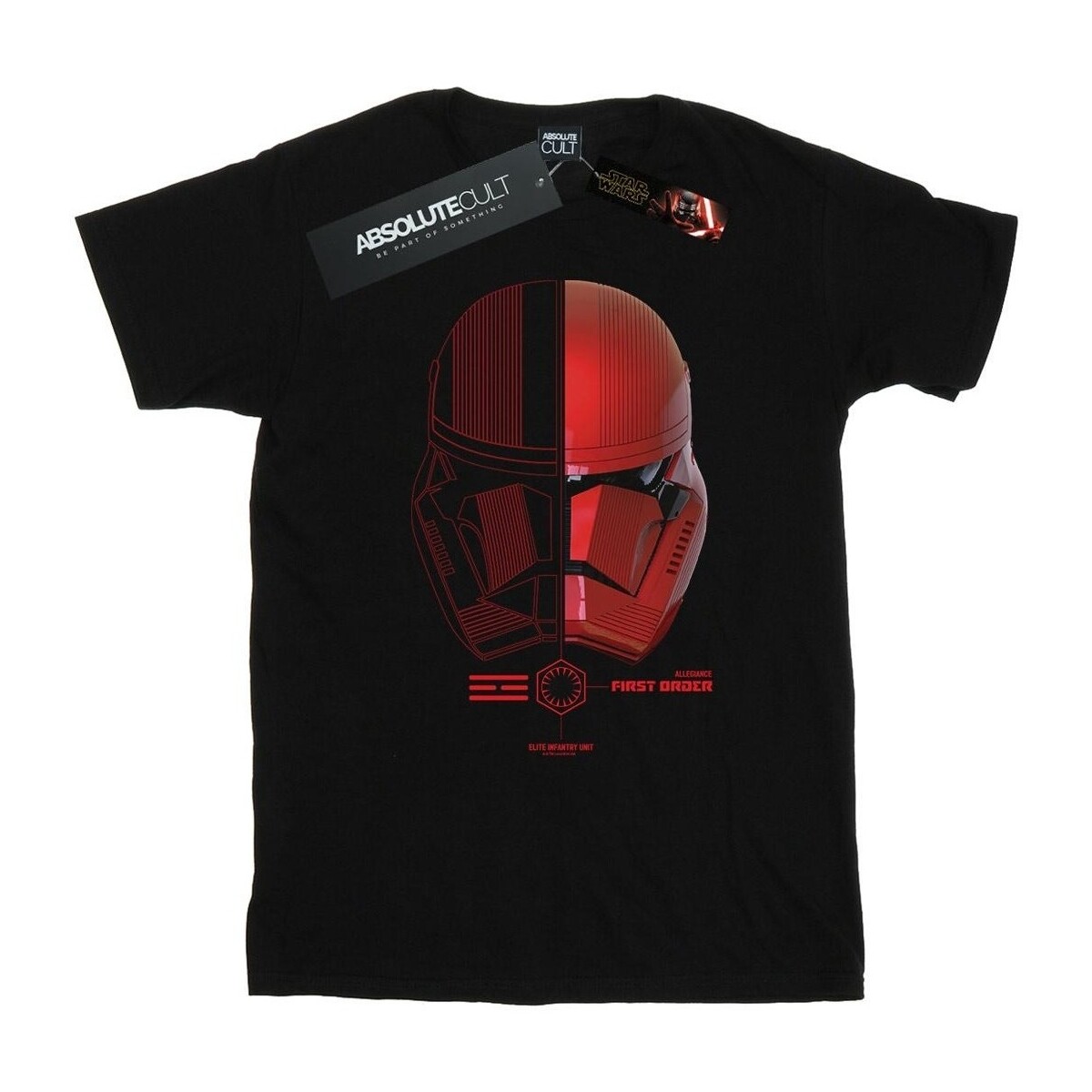 textil Niña Camisetas manga larga Star Wars: The Rise Of Skywalker Sith Trooper Helmet Negro