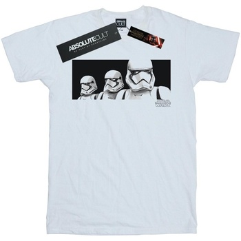 textil Niño Camisetas manga corta Star Wars: The Rise Of Skywalker Troopers Band Blanco