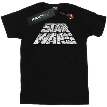 textil Niño Camisetas manga corta Star Wars: The Rise Of Skywalker Star Wars The Rise Of Skywalker Trooper Filled Logo Negro