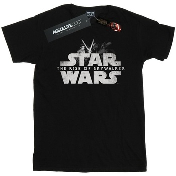 textil Niño Tops y Camisetas Star Wars: The Rise Of Skywalker Star Wars The Rise Of Skywalker Rey And Kylo Battle Negro